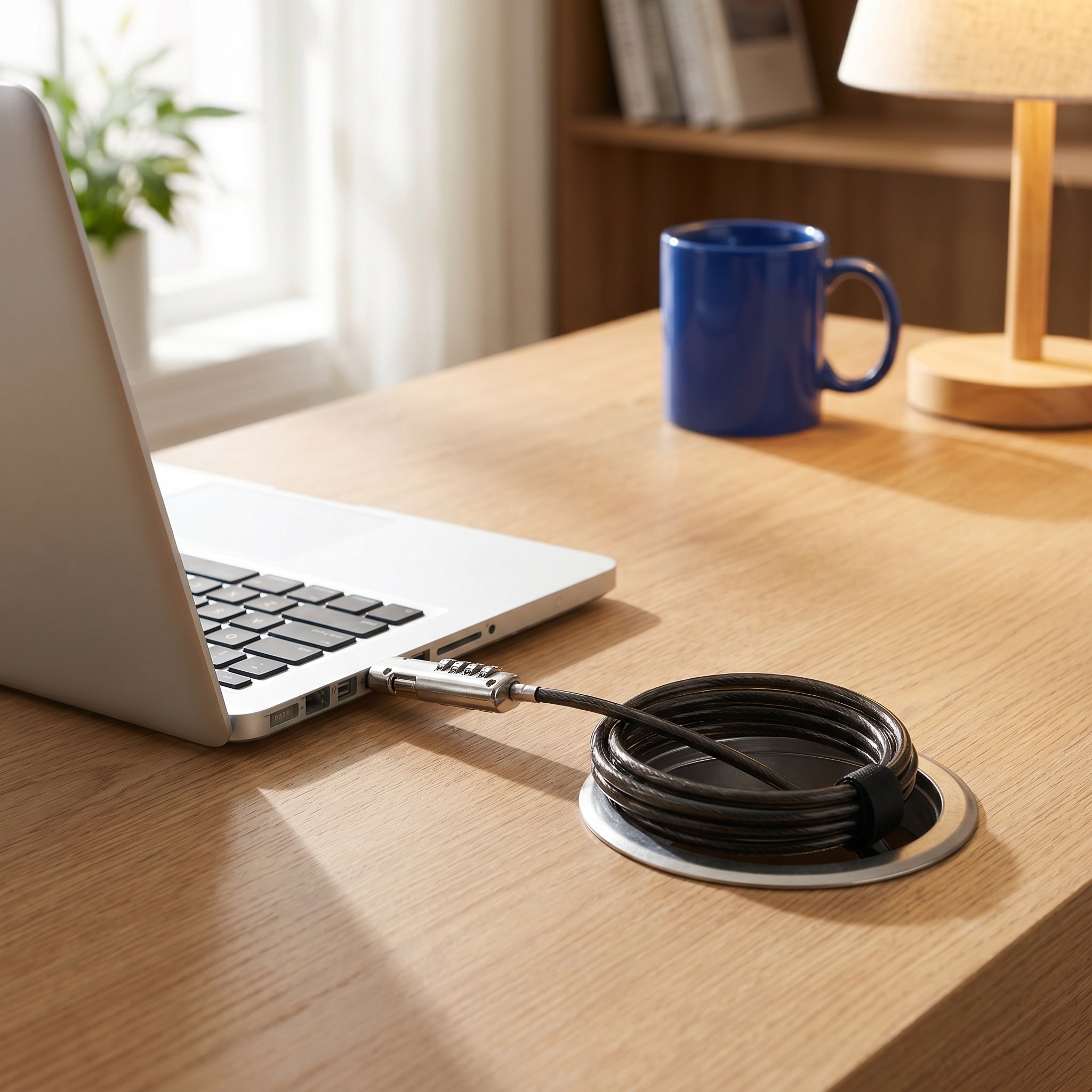Cable Lock Flexible - Lucchetto Numerico per Laptop con Cavo