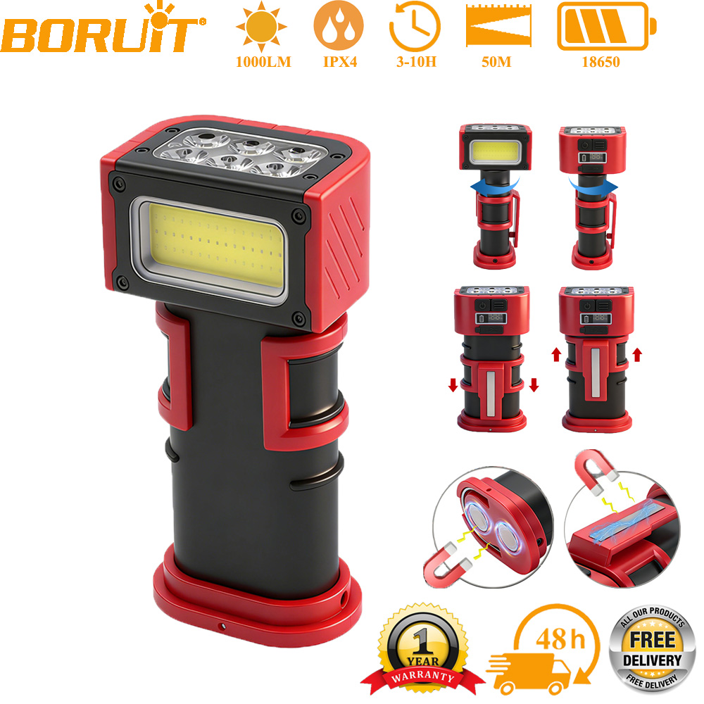 Cycling To Work - Lampada da Lavoro LED COB BORUiT