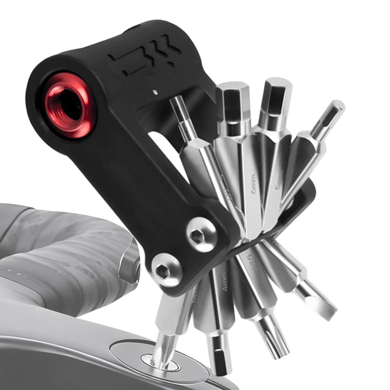 Commuting On Road Bike - Kit di Riparazione Compatto Tutto-in-Uno per