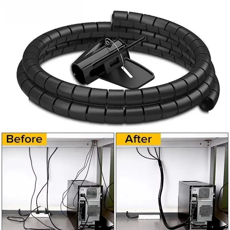 Cable Lock Flexible - 2M/1M 16mm/10mm Strumenti di gestione dell'organizzatore