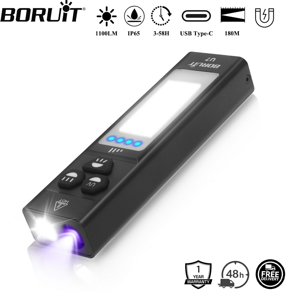 BORUiT U7 UV LED Torcia EDC 11 - Cycling To Work recensione e prezzo