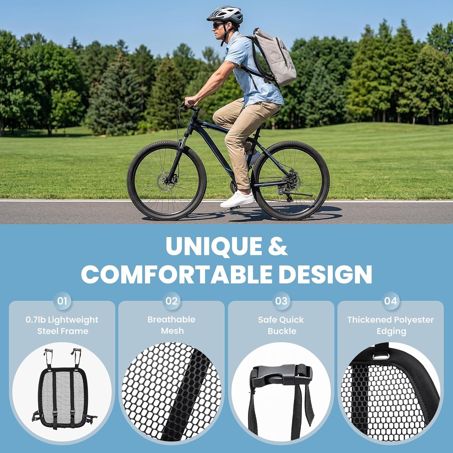 Zaino Leggero Ventilato con Re - Cycling Commute Backpack recensione e prezzo